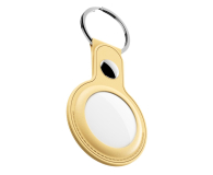 KeyBudz AirTag Keyring skórzane etui do AirTag pastel yellow IEOKBATPY - 1172144 - zdjęcie 2